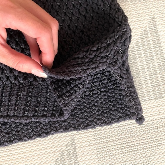 Anthropologie Mock Neck Chunky Knit Short Sleeve Sweater Small - Picture 6 of 11